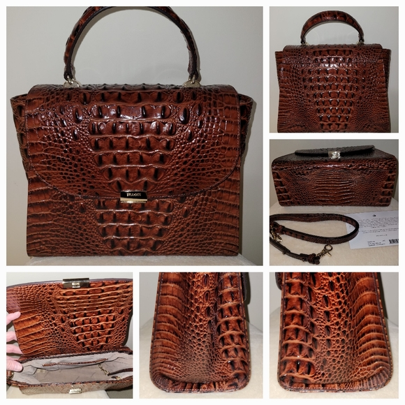 Brahmin Pecan Ingrid Satchel - Picture 8 of 11